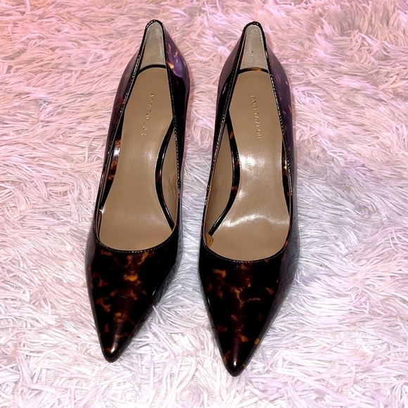 ANN TAYLOR Mila Tortoiseshell Print Pumps SIZE 6.5 Medium brand new - Picture 1 of 6